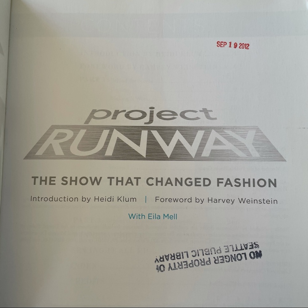 “Project Runway" Large Ex-Lib Paperback Book - Picture 8 of 16